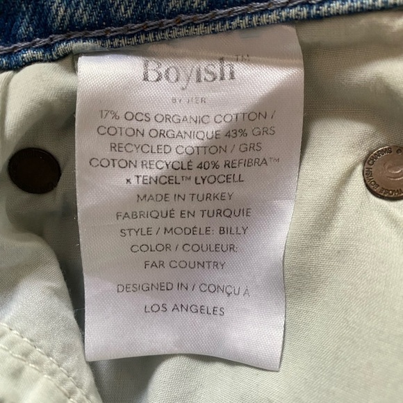 NWT Anthropologie Boyish “BILLY COUNTRY” Jeans Size 24 - Picture 16 of 16